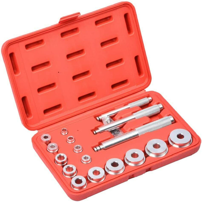 17pcs Aluminum Wheel Bearing Race Seal Bush Driver Set Garage Tool Kit