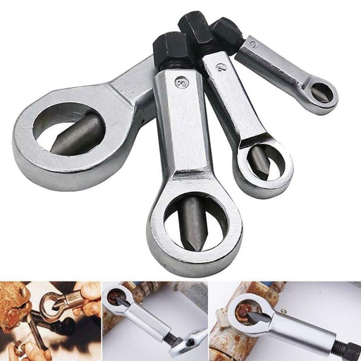 Rusty Bolt Nut Cracker Extractor Broken Damaged Nut Splitter Spanner Kit - FISHER DISCOUNT