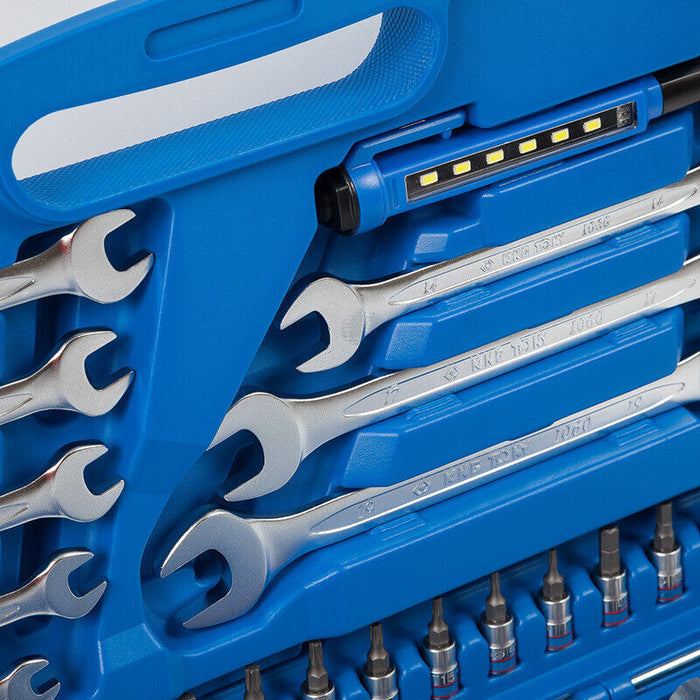 KING TONY 83 PC. 1/4"+1/2"DR. Socket & Tool Set Truck Case Made in Taiwan