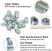 110pcs Grease Nipple Fitting Imperial Hydraulic Grease Gun Assortment SET - FISHER DISCOUNT