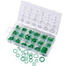 270 Pcs Air Conditioning O Ring Assortment Kit Green Air Con 18 Sizes Oring Gas - FISHER DISCOUNT