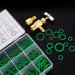 270 Pcs Air Conditioning O Ring Assortment Kit Green Air Con 18 Sizes Oring Gas - FISHER DISCOUNT