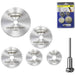 6PC For Dremel HSS Circular Saw Blades Mini Cutting Disc Wood Aluminum - FISHER DISCOUNT