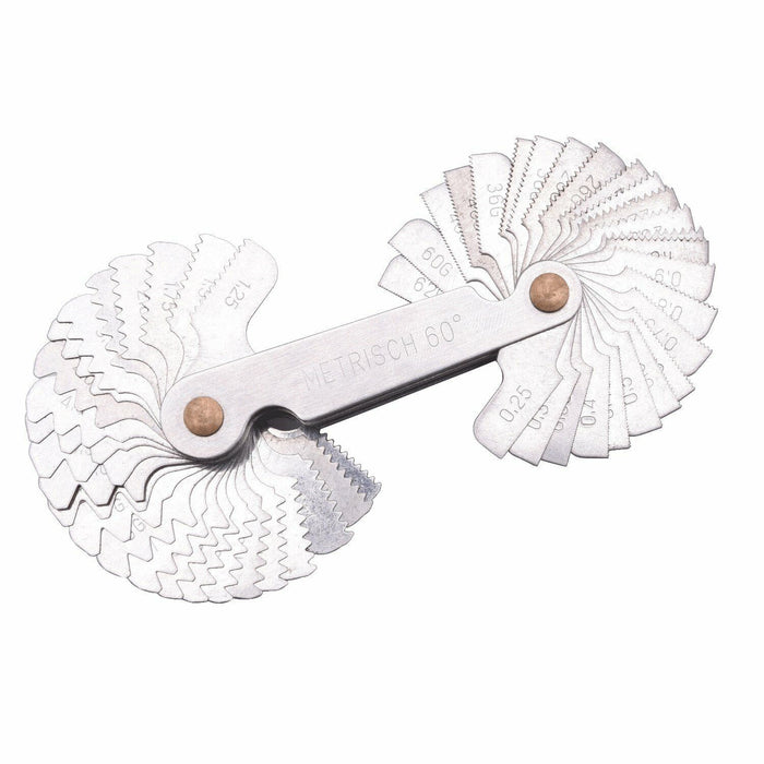 Harden Angle 60° Metric 55° Screw Thread Gauge Imperial Tap Pitch Inspection