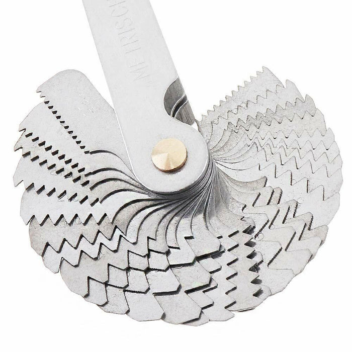 Harden Angle 60° Metric 55° Screw Thread Gauge Imperial Tap Pitch Inspection