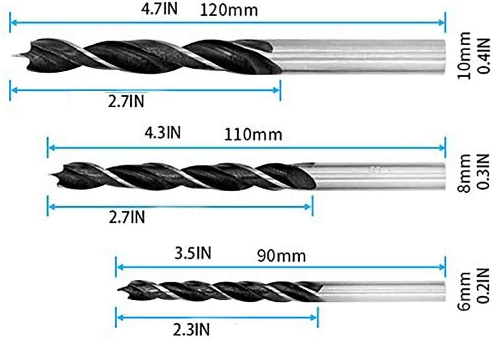 15PCS Drill Bits Pocket Hole Jig Kit Guide Wood Dowel Woodworking Locator Set