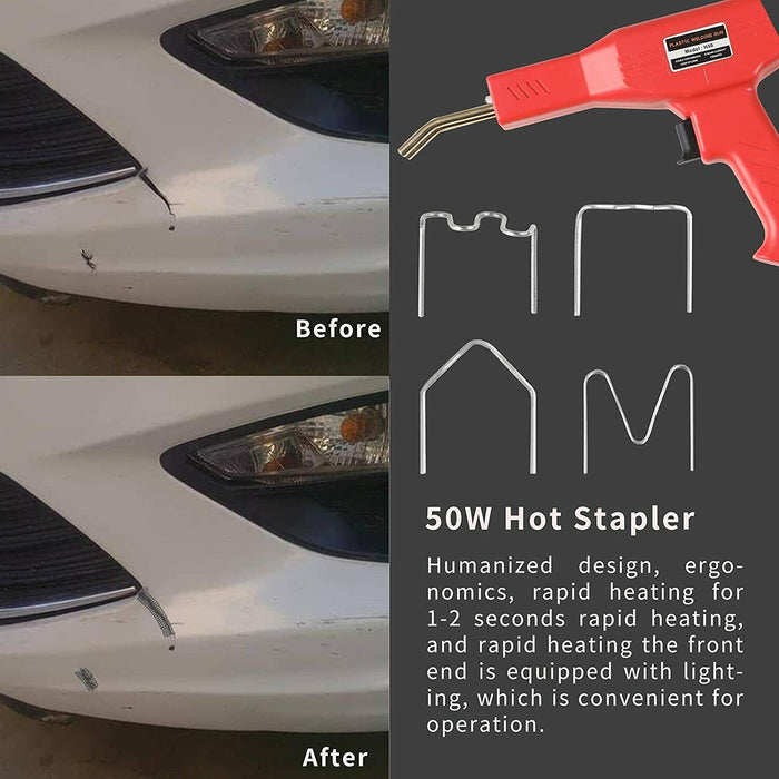 Handy Plastic Repair Welding Gun Garage Tools Hot Stapler Car Bumper Repairing