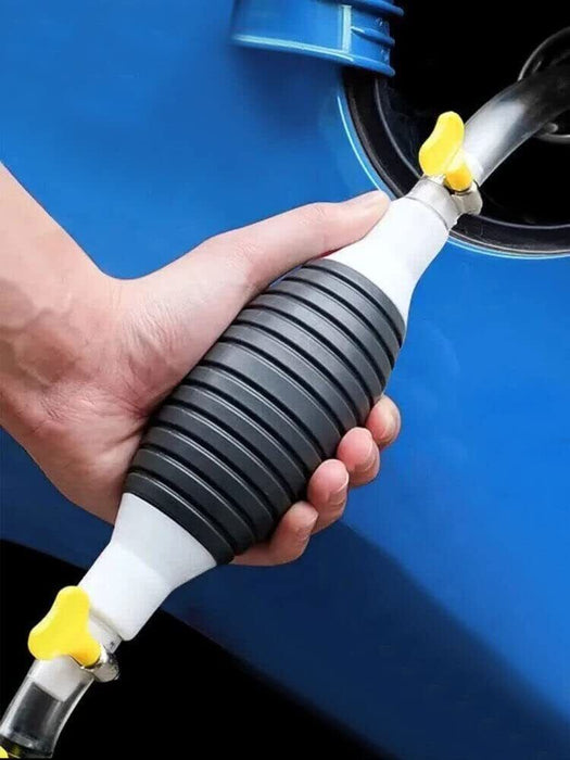 Fuel Suction Transfer Syphon Pump Siphon Hand Car Vehicle Petrol Diesel Oil AU