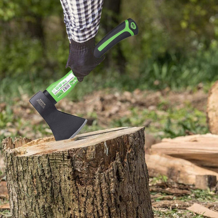 NEW 6LB 35" Fiberglass Handle Wood Pile Camping Axe Blocksplitter Block Splitter