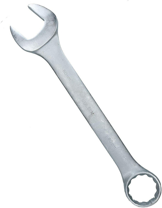 KING TONY 80mm Metric Jumbo Combination Spanner Wrench Ring and Open Ended HGV