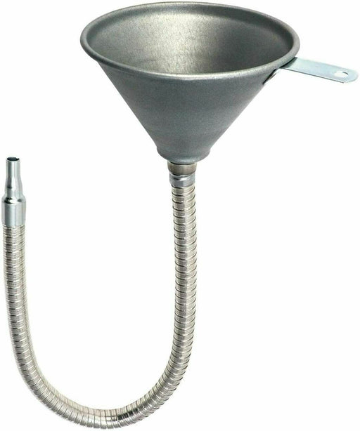 300mmL Car Truck Auto Metal Flexible Spout Filter Gas Oil Water Fuel Funnel - FISHER DISCOUNT
