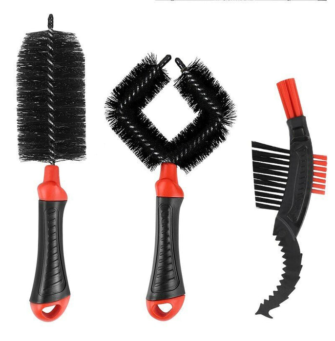 3 Piece Brush Kit – Cleaning for Bicycles and other sports equipment
