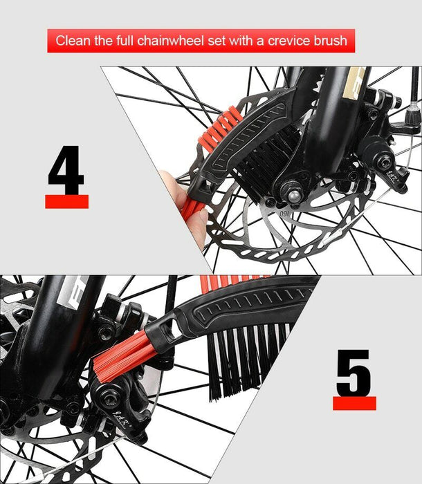3 Piece Brush Kit – Cleaning for Bicycles and other sports equipment