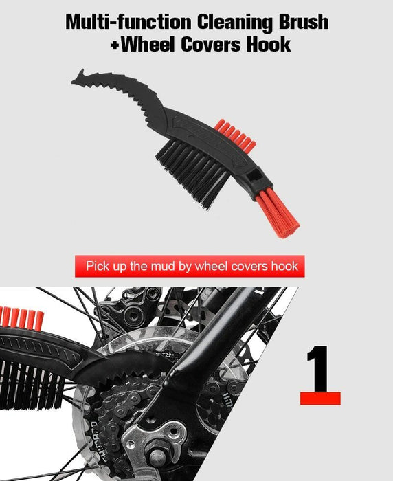 3 Piece Brush Kit – Cleaning for Bicycles and other sports equipment
