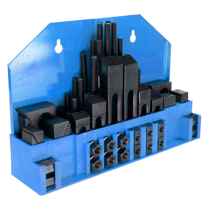 58x T-Slot Clamp Kit M10 12mm Stud Set Lathe Milling Machine Clamping Step Block