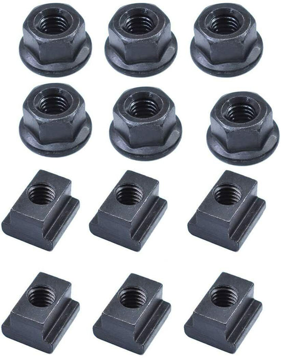 58x T-Slot Clamp Kit M10 12mm Stud Set Lathe Milling Machine Clamping Step Block