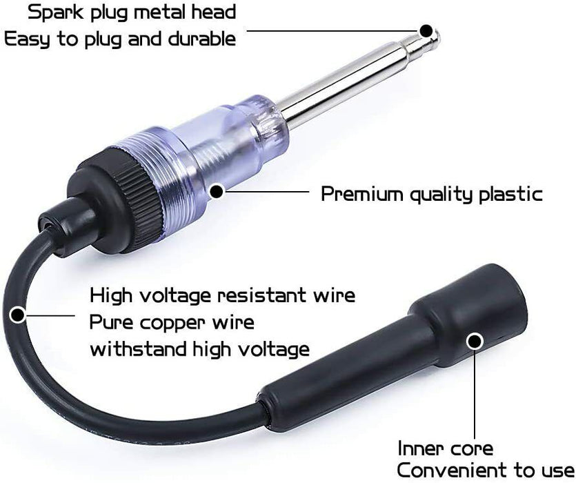 Spark Plug Tester In Line Ignition System Detector Coil Test Tools Engine