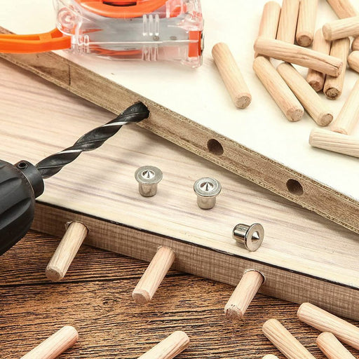 4pcs Dowel Centre Point Pin Set 6/8/10/12mm Dowel Tenon Center Set Transfer AU - FISHER DISCOUNT