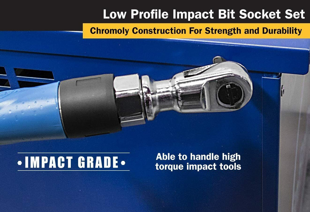 T & E Tools 1/4" & 3/8"Dr SAE In Hex Stubby Impact Sockets S79309 Made in Taiwan