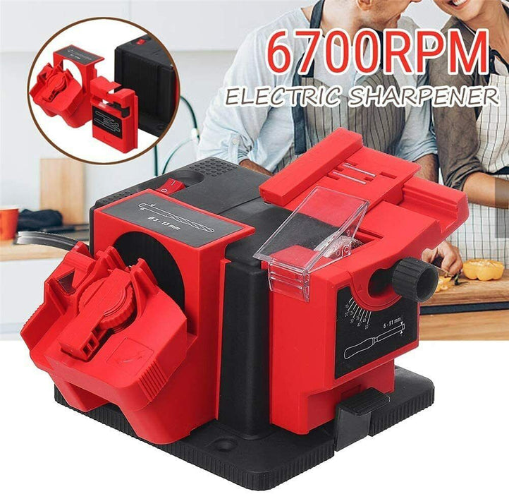 Multi-Task Electric Knife Scissor Drill Bit Chisel Planer Sharpener 240V 65w AU - FISHER DISCOUNT