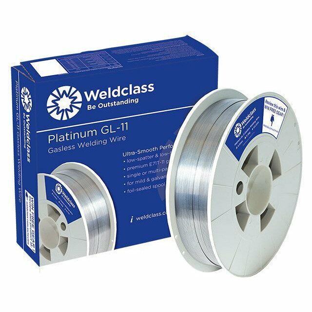 Weldclass Platinum GL-11 Gasless Flux Cored Mig Welding Wire 0.8mm x 4.5kg Spool