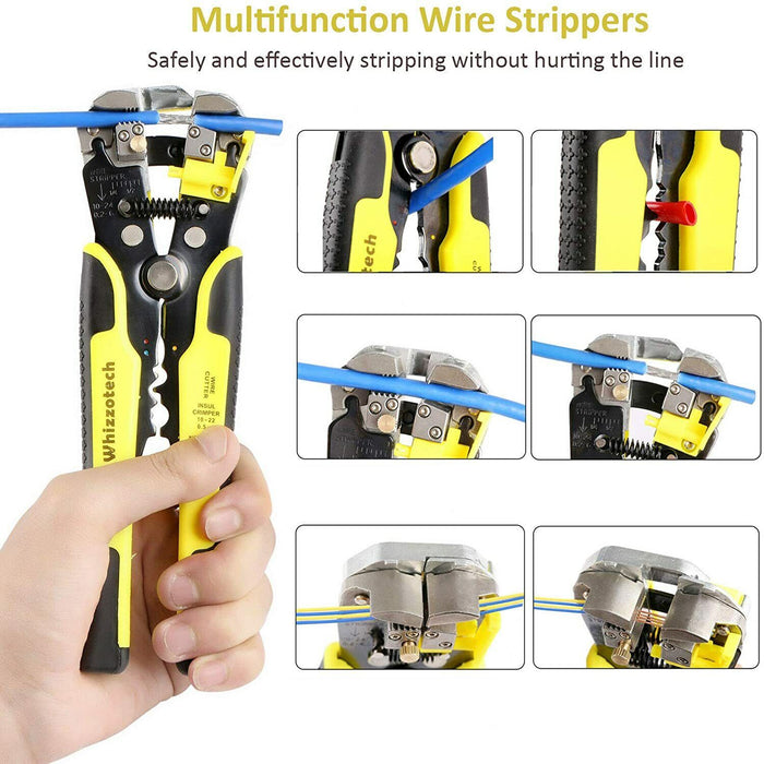 4 In 1 Wire Crimpers Ratcheting Terminal Crimping Pliers Cord End Terminals Tool