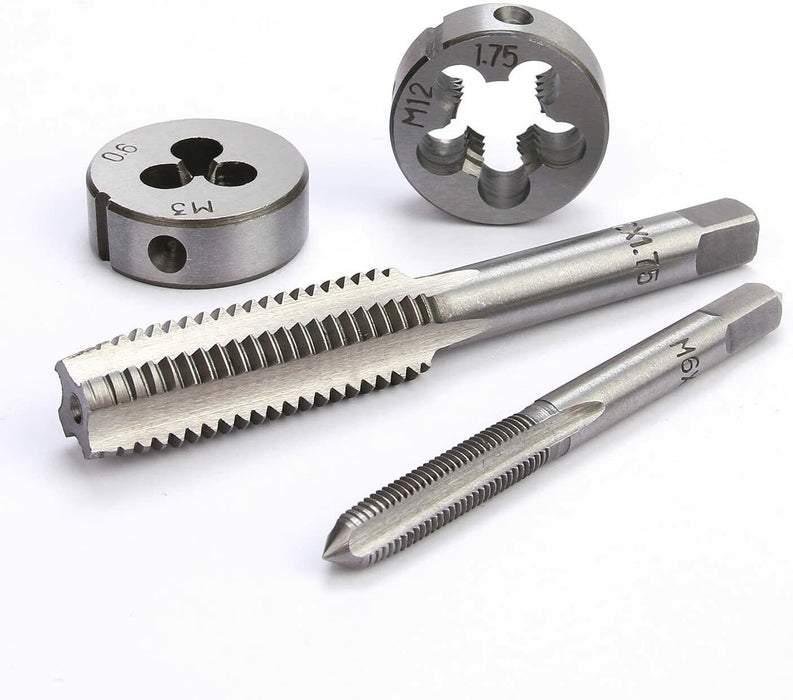 FRAGRAM TAP AND DIE SET 60pc METRIC & SAE NEW IN METAL CASE UNC UNF METRIC