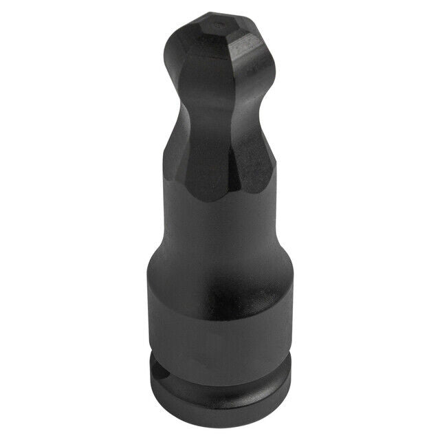 Auzgrip 1/2'' Impact Ball End Hex Bit Sockets Ball Point 6-19MM Made in Taiwan - FISHER DISCOUNT