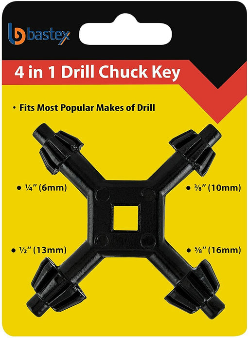 4-Way Universal Combination Drills Chuck Key Power Press Tool 6mm-13mm AU - FISHER DISCOUNT