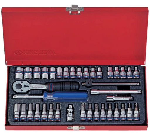 KING TONY 39 PC 1/4" DR Socket Wrench Set Ratchet Spanner Tool Made in Taiwan - FISHER DISCOUNT