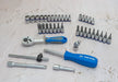 KING TONY 39 PC 1/4" DR Socket Wrench Set Ratchet Spanner Tool Made in Taiwan - FISHER DISCOUNT