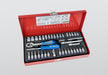 KING TONY 39 PC 1/4" DR Socket Wrench Set Ratchet Spanner Tool Made in Taiwan - FISHER DISCOUNT