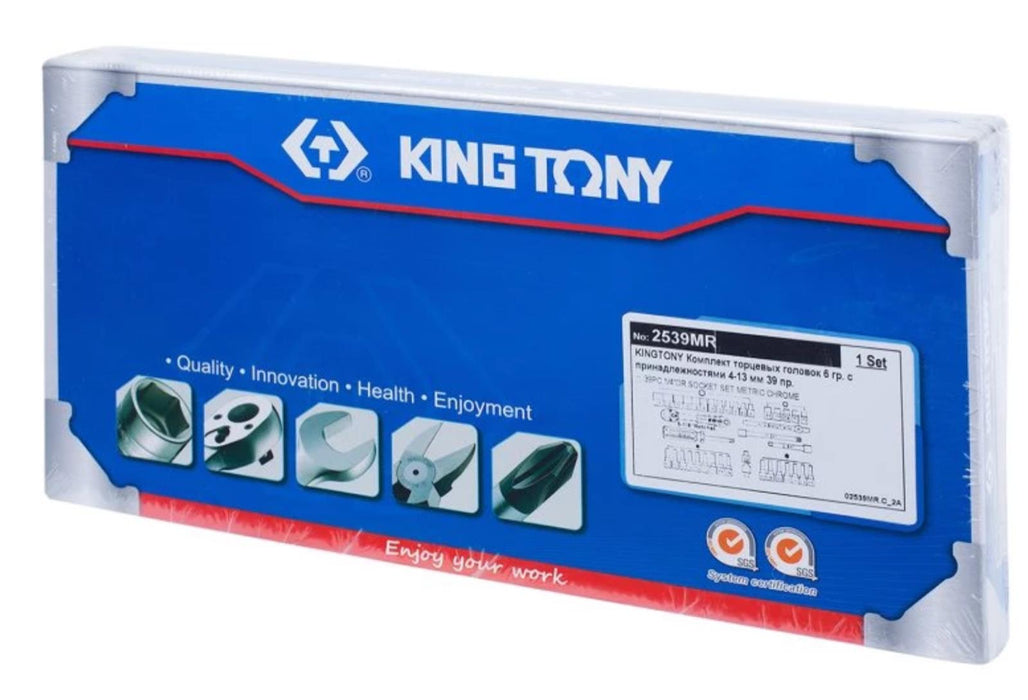 KING TONY 39 PC 1/4" DR Socket Wrench Set Ratchet Spanner Tool Made in Taiwan - FISHER DISCOUNT