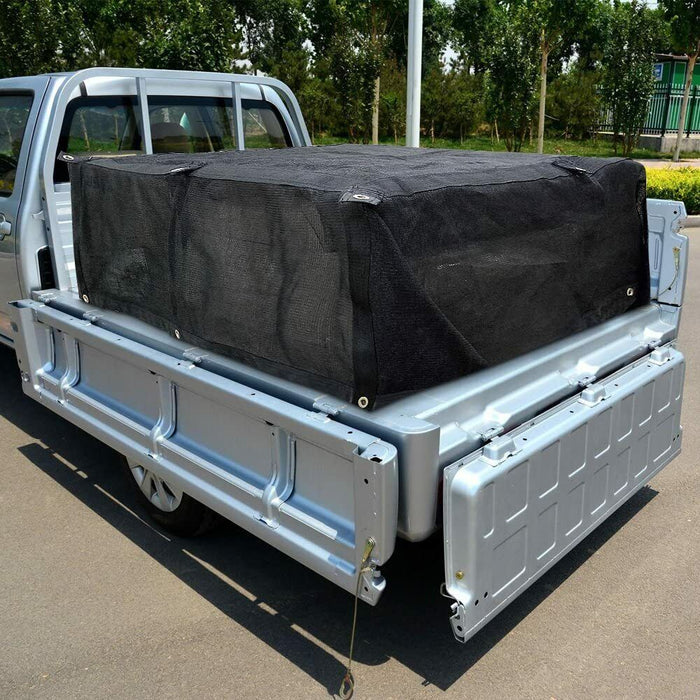 MESH CARGO NET 2.0m x 1.8m REINFORCED MESH LOAD COVER DUAL CAB UTE TRAYBACK