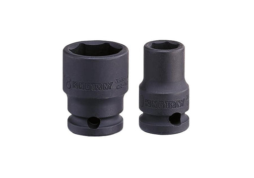 KING TONY 3/8"DR 6PT Metric Standard Impact Socket Made in Taiwan 6-19mm - FISHER DISCOUNT