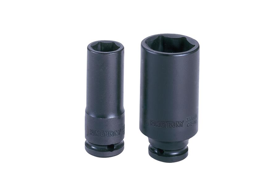 KING TONY TOP QUALIT 3/8" DR 6PT Metric Deep Impact Socket Made in Taiwan 6-24mm - FISHER DISCOUNT