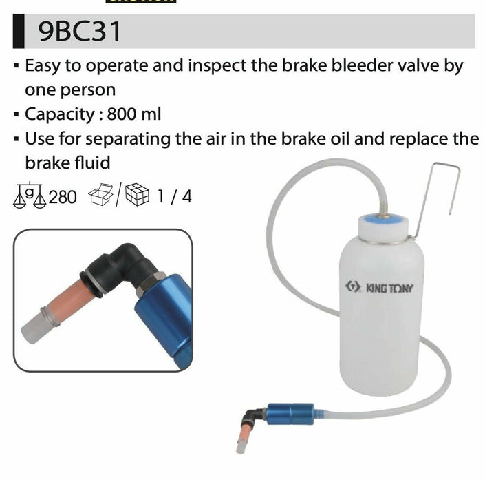 KING TONY BRAKE BLEEDER Collection BOTTLE 800ML Made in Taiwan
