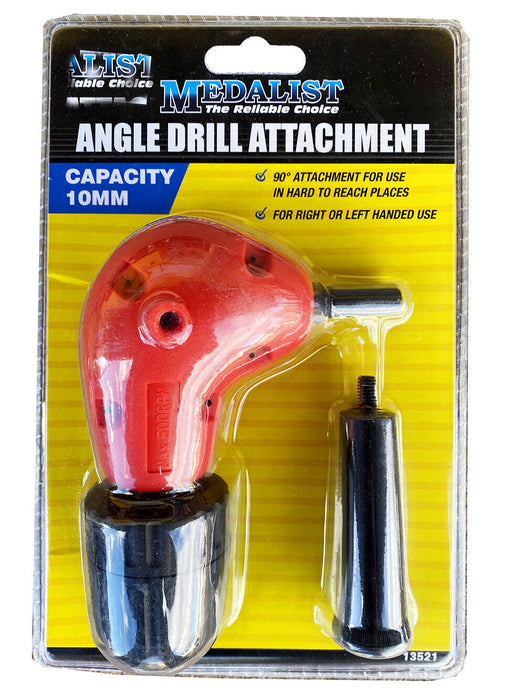 Right Angle Drill Adapter Attachment Impact Driver Extension Hex Bit Bend 1/4"