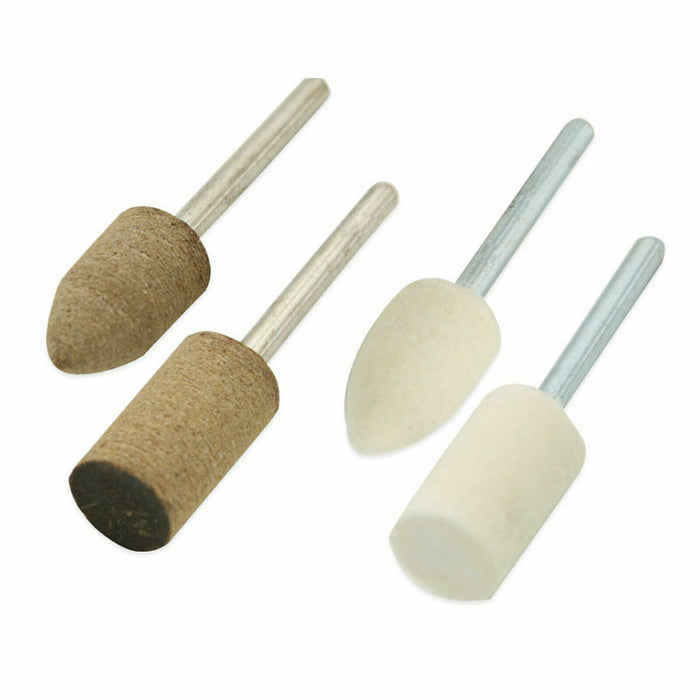 100pcAbrasive Point Grinding Wheel Head Polishing Mounted Set Dremel Rotary Tool