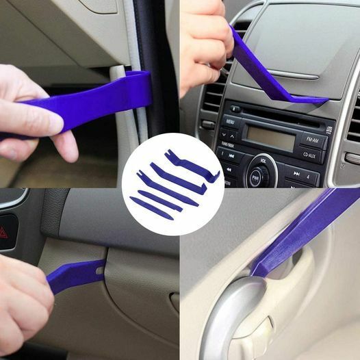 5PCS Car Trim Removal Tool Auto Hand Tools Pry Bar Dash Panel Door Interior Kit