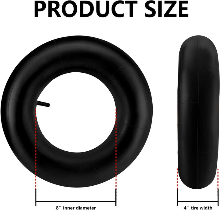 16" Wheel barrow Inner Tube Replacement Bent Valve Trolley 4.00 x 8  4.80x8