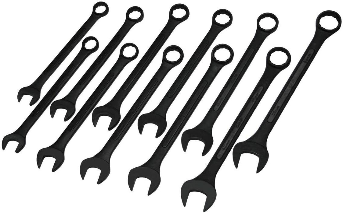 Grip 89082 11 Piece 34-50mm Heavy Duty Jumbo Combination Spanner Set