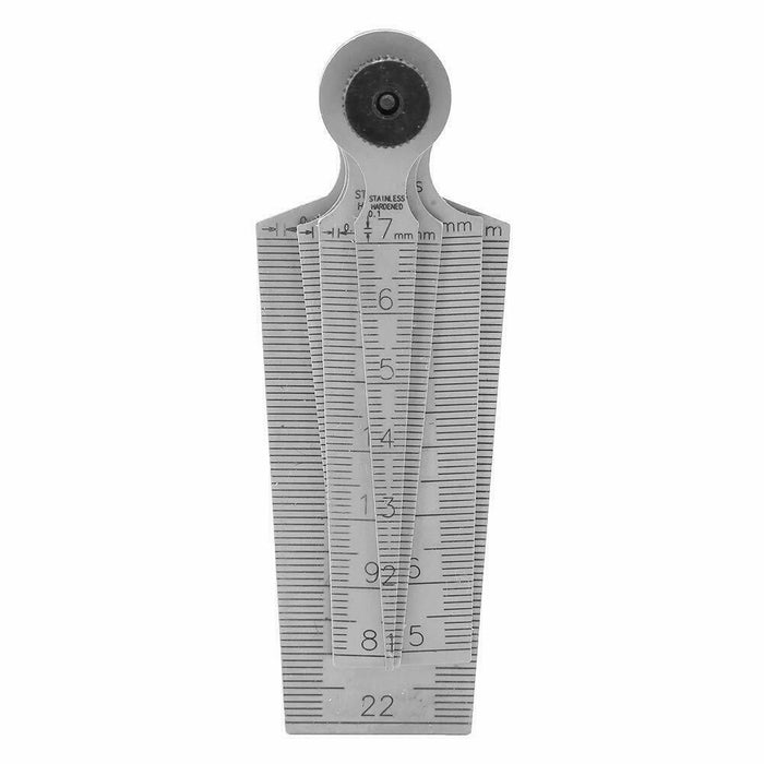 1-29mm Folding Welding Taper Gauge Internal Diameter Hole Gap Slot Bore Ruler