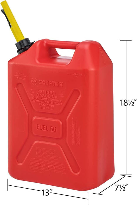 Scepter 20L Petrol Fuel Jerry Can RWB3456 Boat Marine Caravan