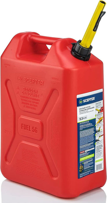 Scepter 20L Petrol Fuel Jerry Can RWB3456 Boat Marine Caravan