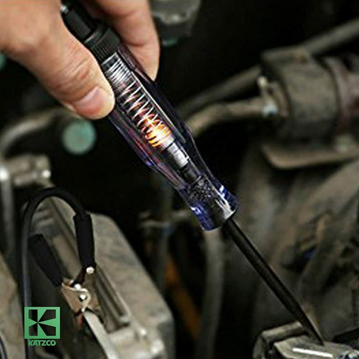 6-24V Auto Car Electric Circuit Current Voltage Tester Test Probe Pen w/ Light - FISHER DISCOUNT