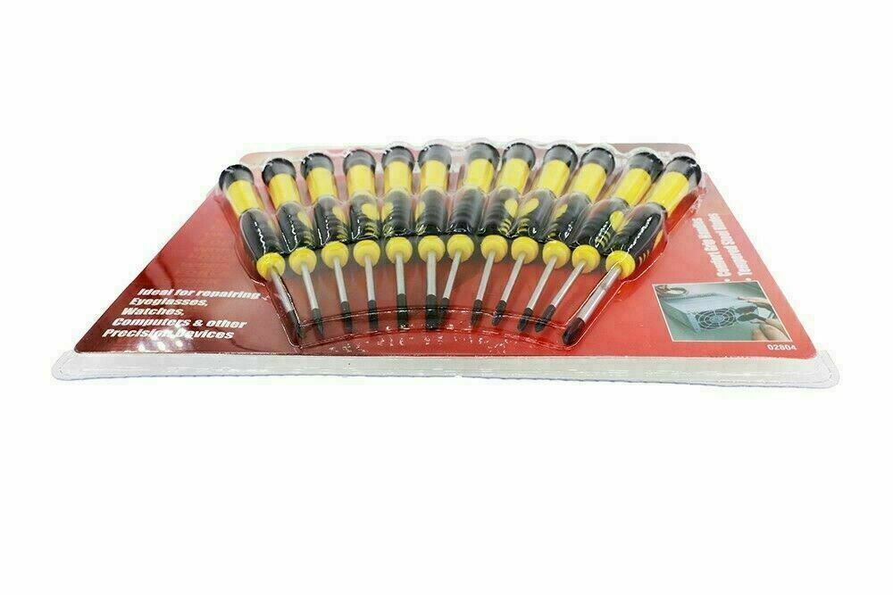 12pc Screwdriver Set Precision Repair PC Laptop Phone Torx Star Phillips Slotted