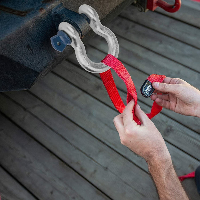 1" 25mm Hot Dip Galvanised Bow-Shackle Rated 8500kg / Pair / Boat Trailer Marine