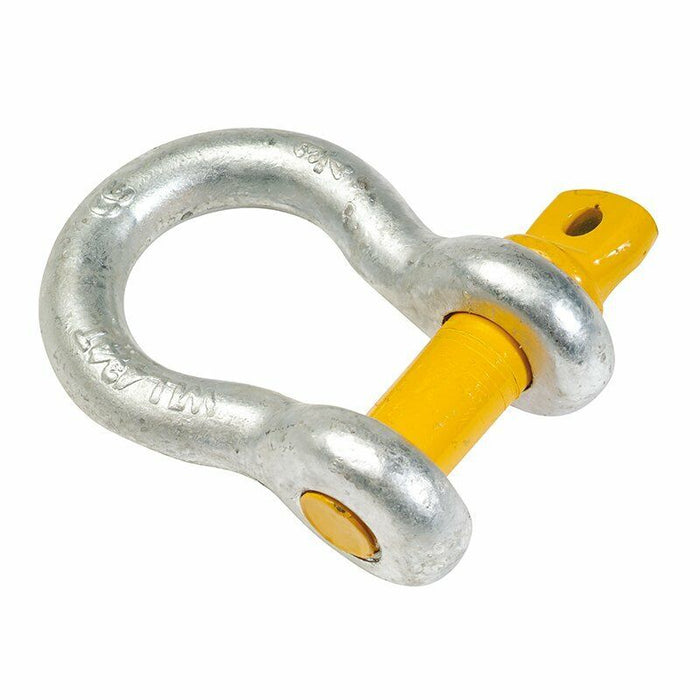 1" 25mm Hot Dip Galvanised Bow-Shackle Rated 8500kg / Pair / Boat Trailer Marine