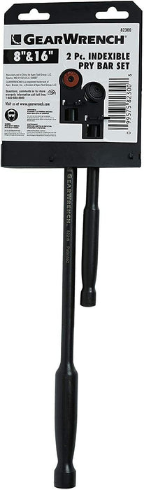 Gearwrench 2 Piece Pry Bar Set 20Cm / 8 Inch & 40Cm / 16 Inch - 82300